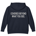 Covered Beyond What You See — Kids Faith Hoodie