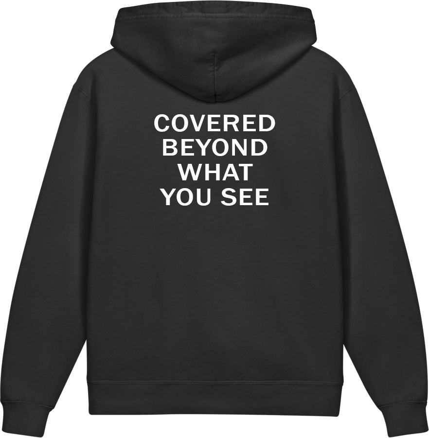 Covered Beyond What You See — Older Kids Faith Hoodie