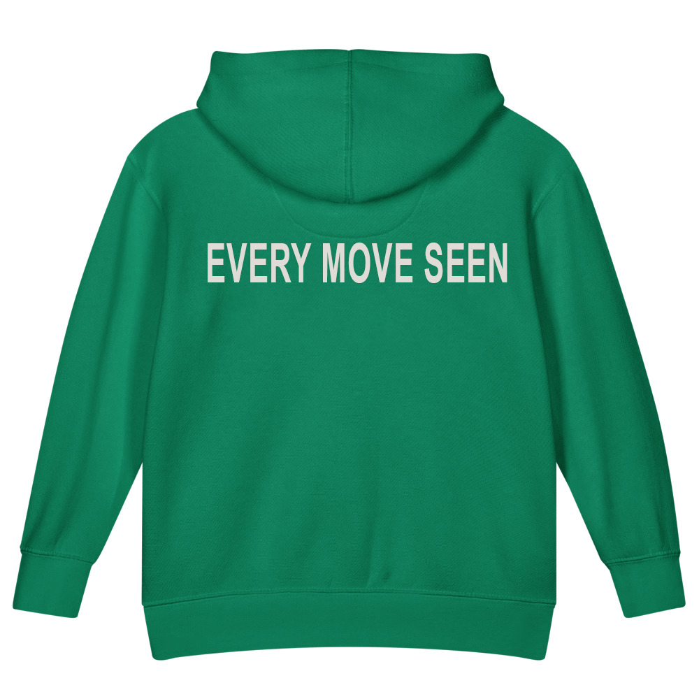 Every Move Seen — Kids Faith Hoodie