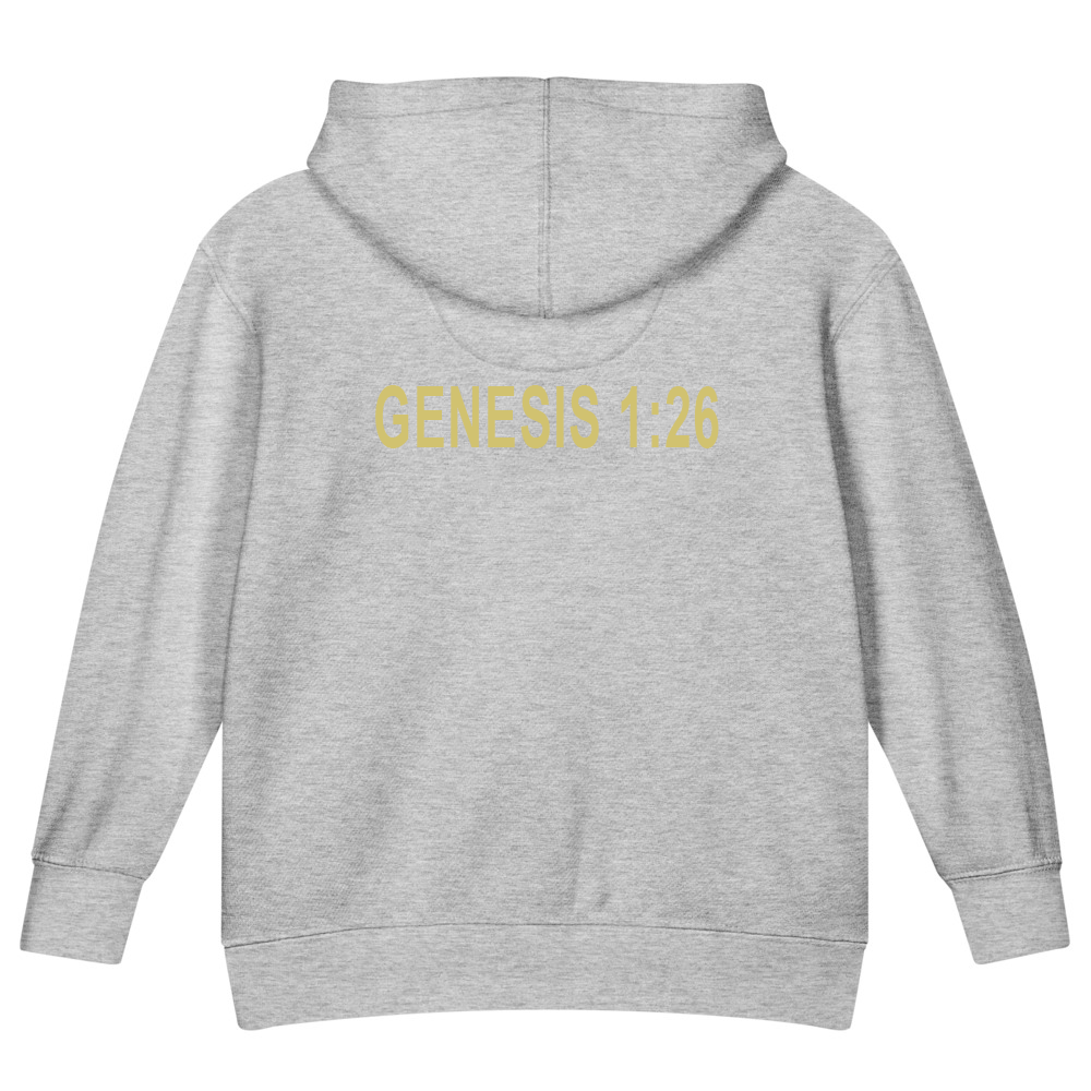 Genesis 1:26 — Kids Faith Hoodie
