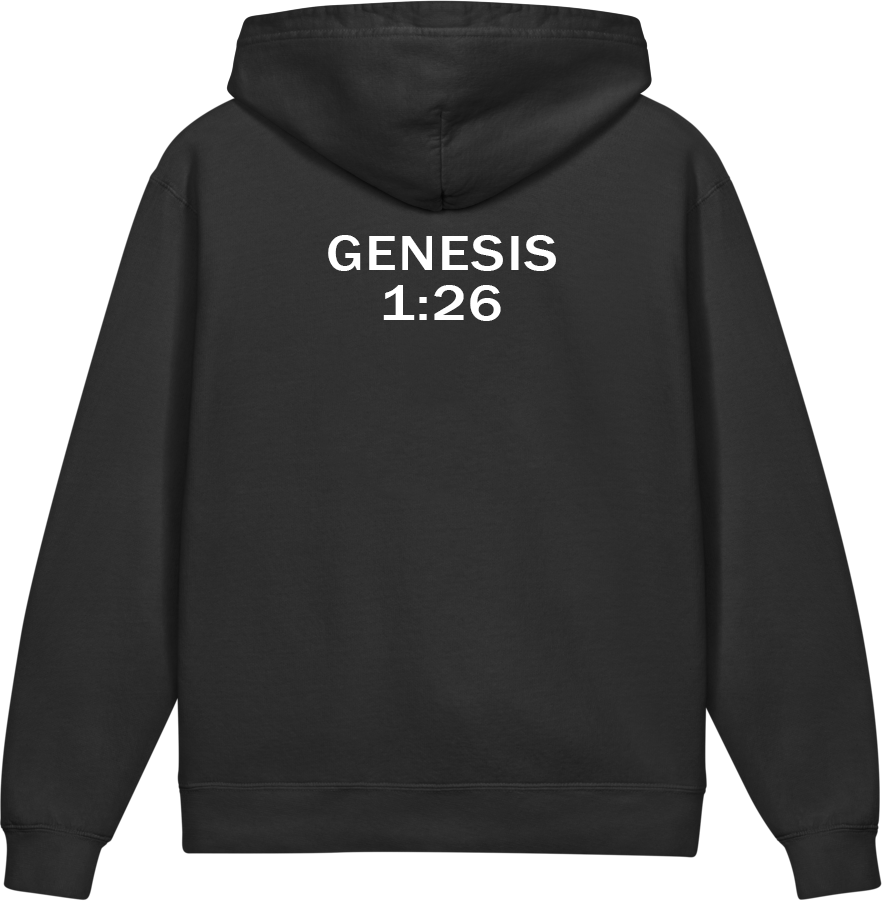 Genesis 1:26 — Older Kids Faith Hoodie