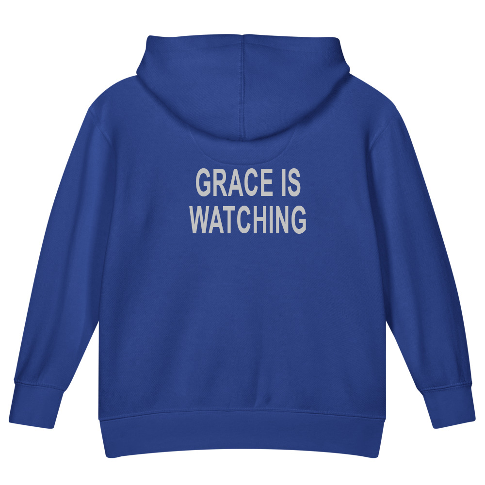 Grace Is Watching — Kids Faith Hoodie
