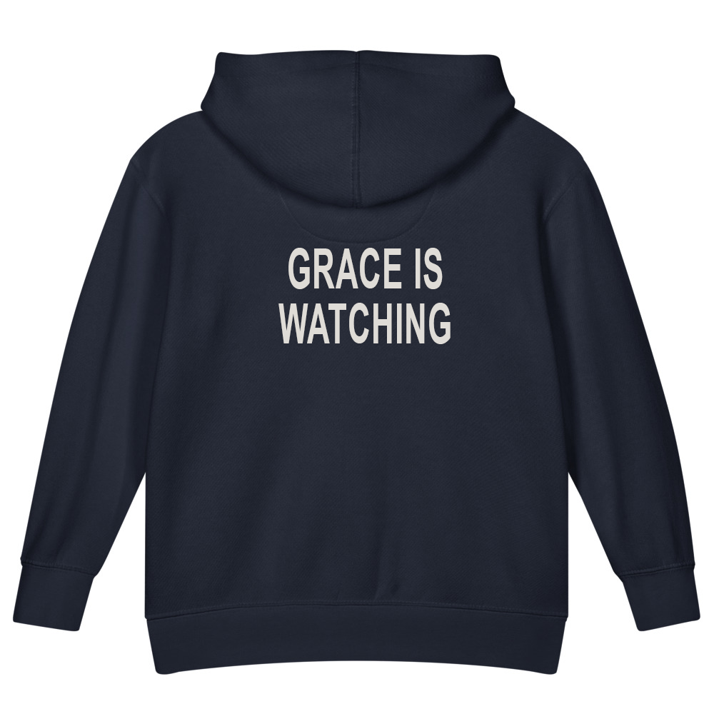 Grace Is Watching — Kids Faith Hoodie