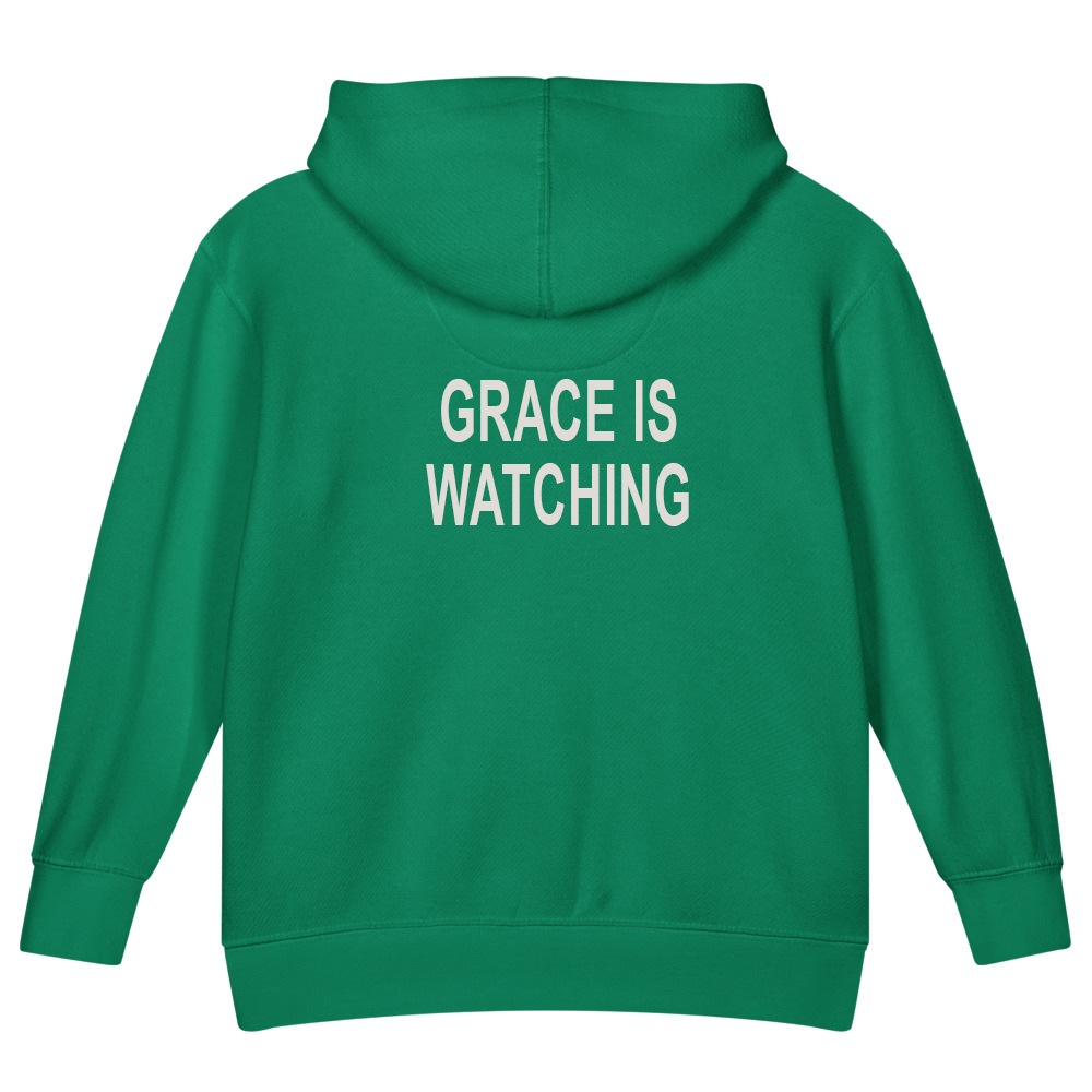 Grace Is Watching — Kids Faith Hoodie