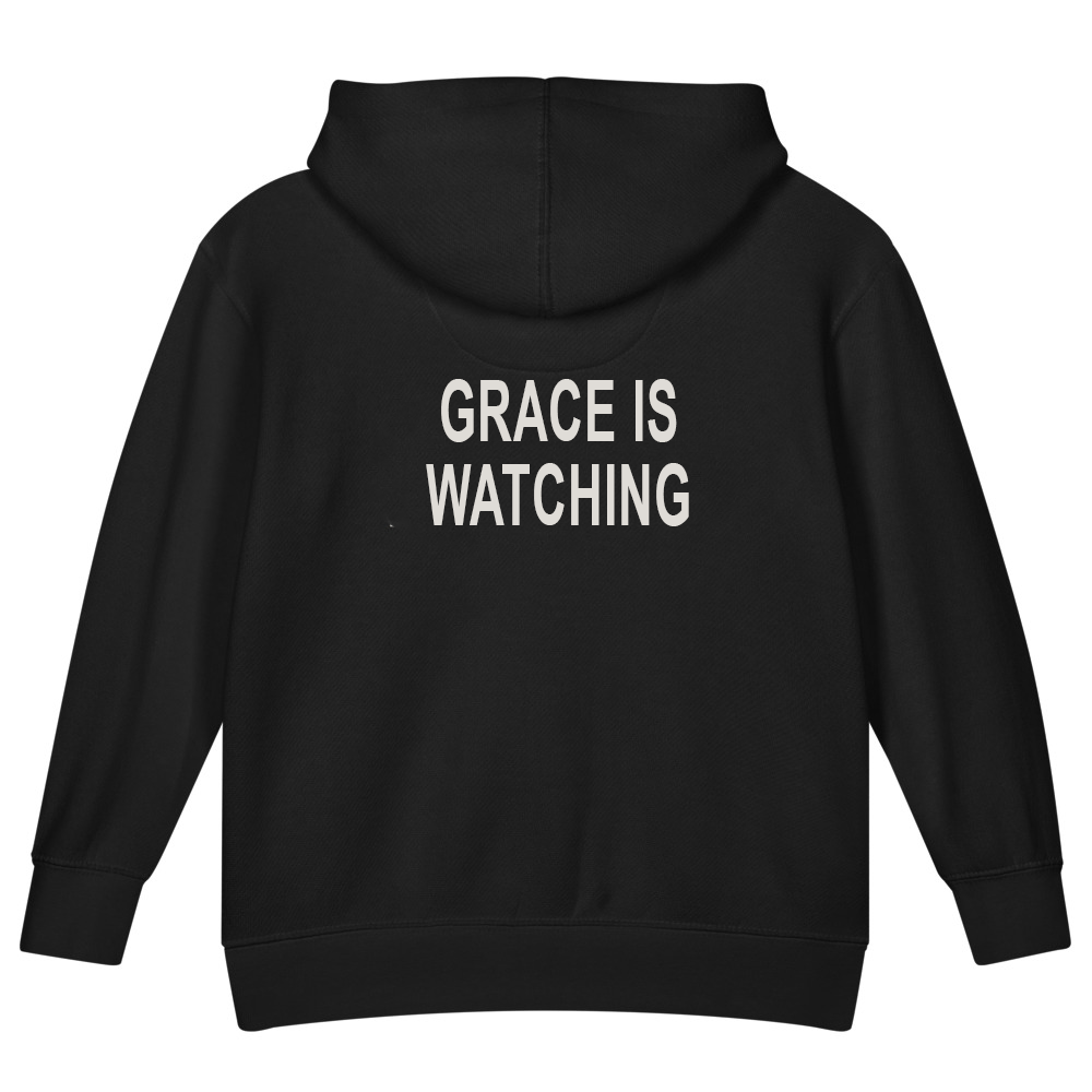 Grace Is Watching — Kids Faith Hoodie