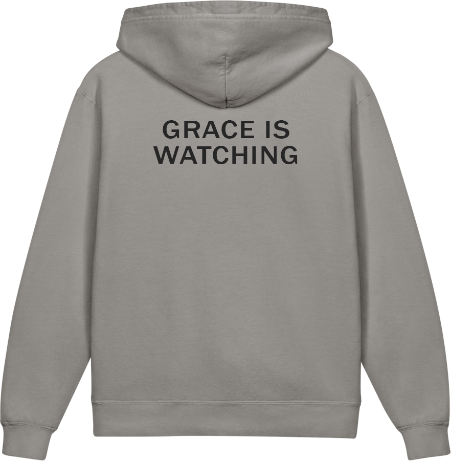 Grace Is Watching — Older Kids Faith Hoodie