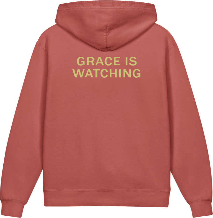Grace Is Watching — Older Kids Faith Hoodie