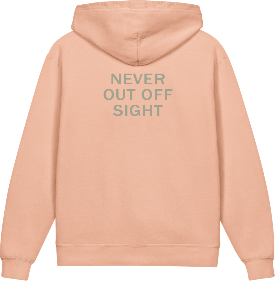 Never Out of Sight — Older Kids Faith Hoodie