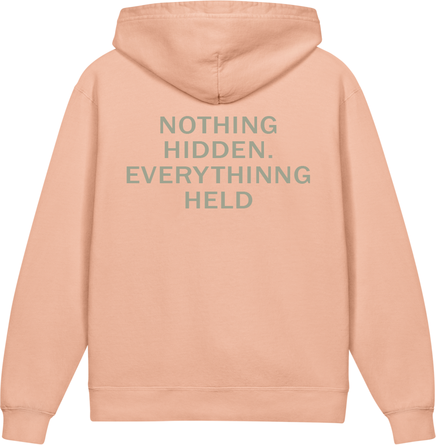 Nothing Hidden. Everything Held. — Older Kids Faith Hoodie