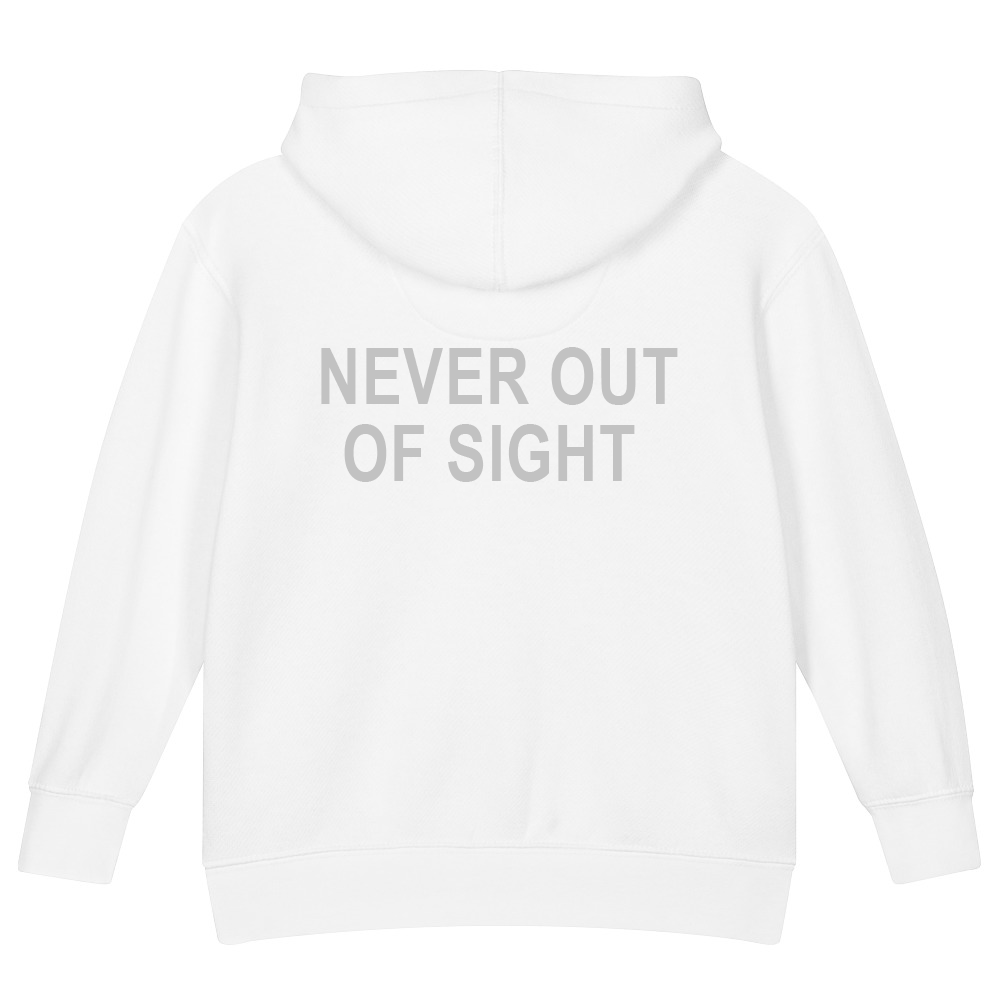 Never Out of Sight — Kids Faith Hoodie