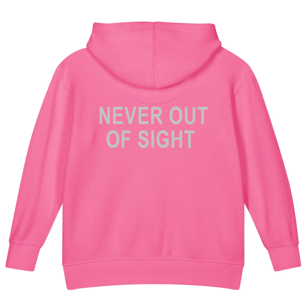 Never Out of Sight — Kids Faith Hoodie