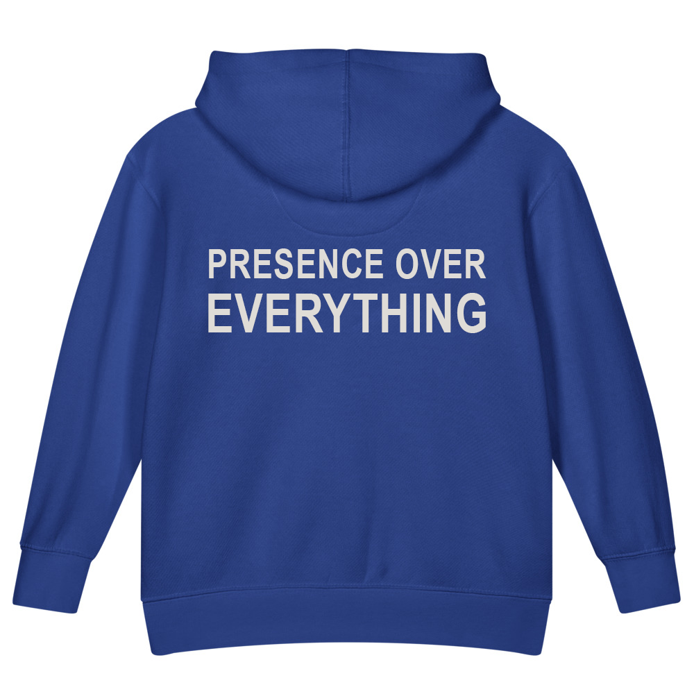 Presence Over Everything — Kids Faith Hoodie