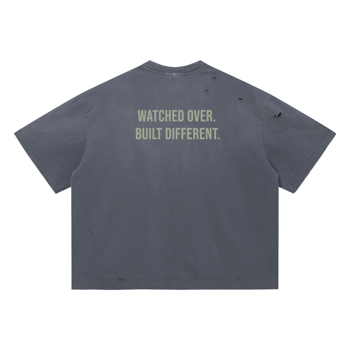 Vintage Washed Distressed Boxy Oversized T-Shirt