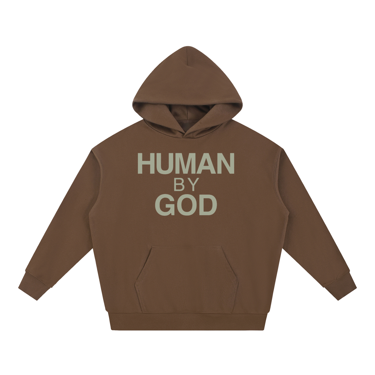 Human By God - Light Olive Hoodie