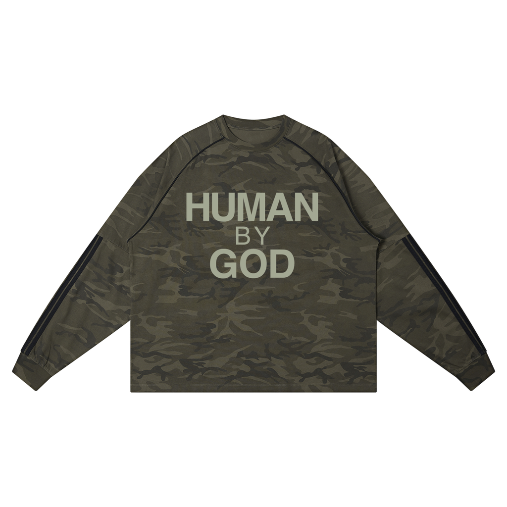 Unisex Camo Loose Long Sleeve T-Shirt