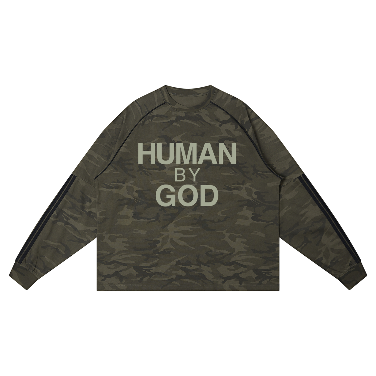 Unisex Camo Loose Long Sleeve T-Shirt