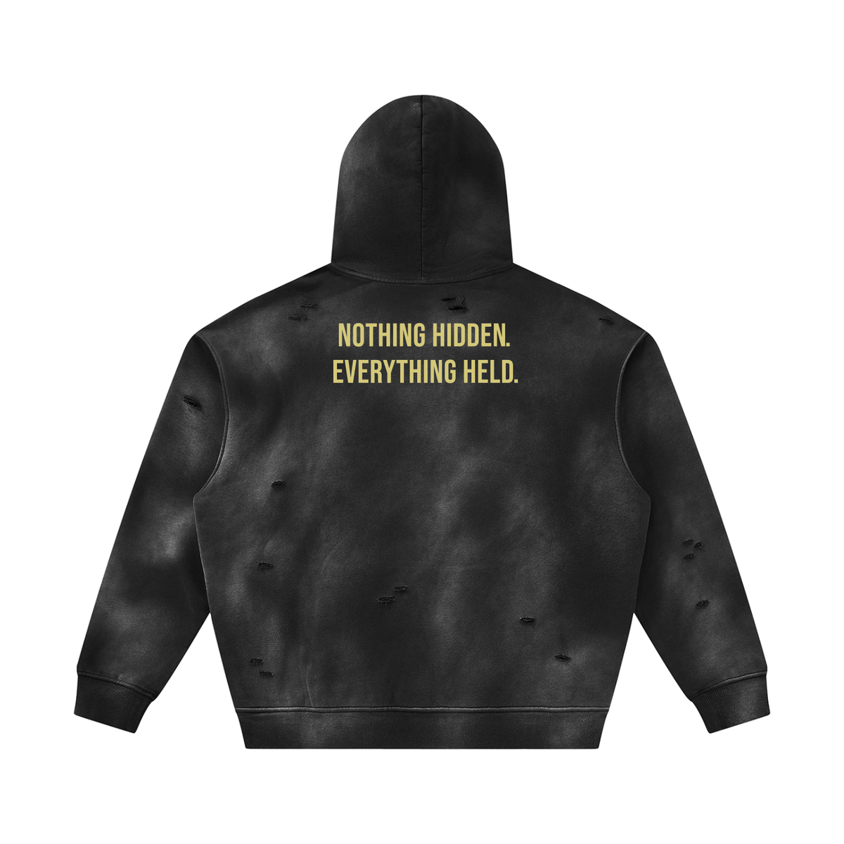 NOTHING HIDDEN. EVERYTHING HELD. - Butter Hoodie