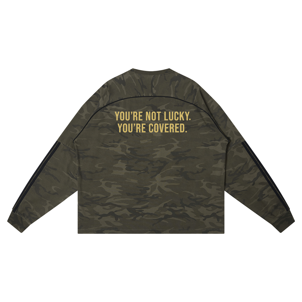 Unisex Camo Loose Long Sleeve T-Shirt