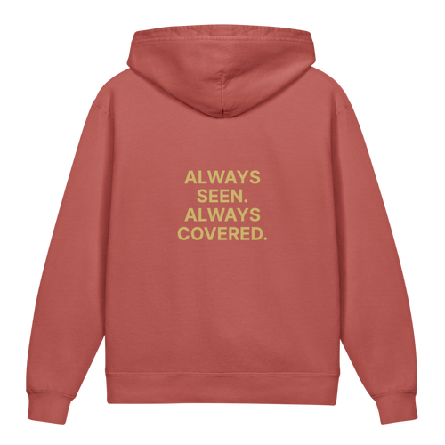 Always Seen. Always Covered. — Older Kids Faith Hoodie