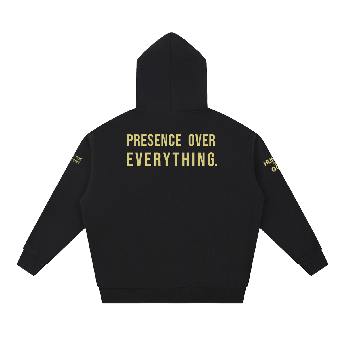 PRESENCE OVER EVERYTHING – Butter Oversized Hoodie