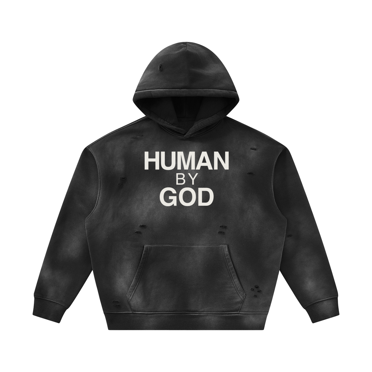 NOTHING HIDDEN. EVERYTHING HELD. - White Hoodie