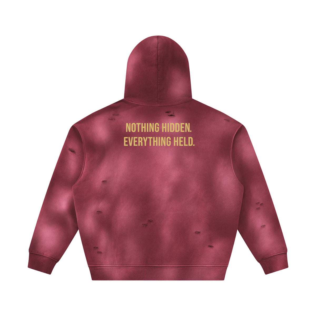NOTHING HIDDEN. EVERYTHING HELD. - Butter Hoodie