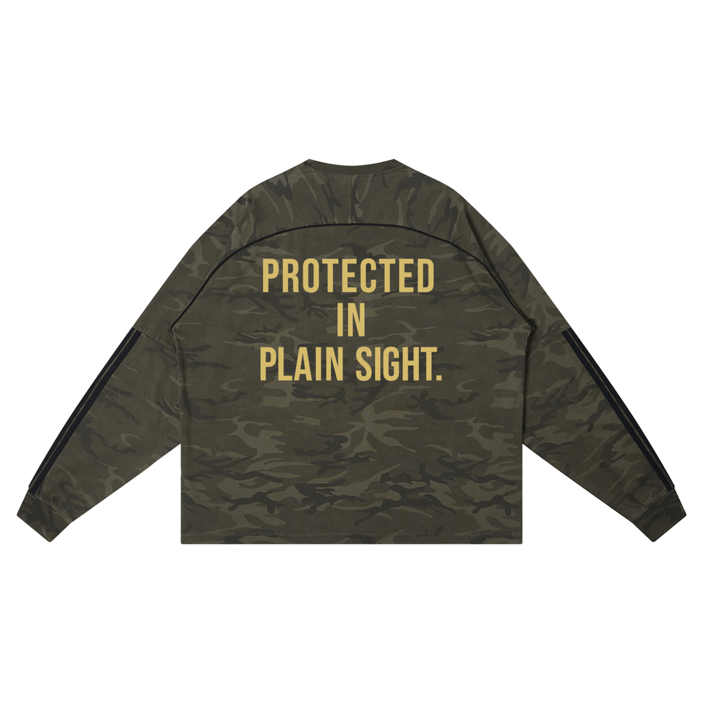 Unisex Camo Loose Long Sleeve T-Shirt