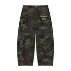 Men’s Camo Barrel Leg Cargo Pants