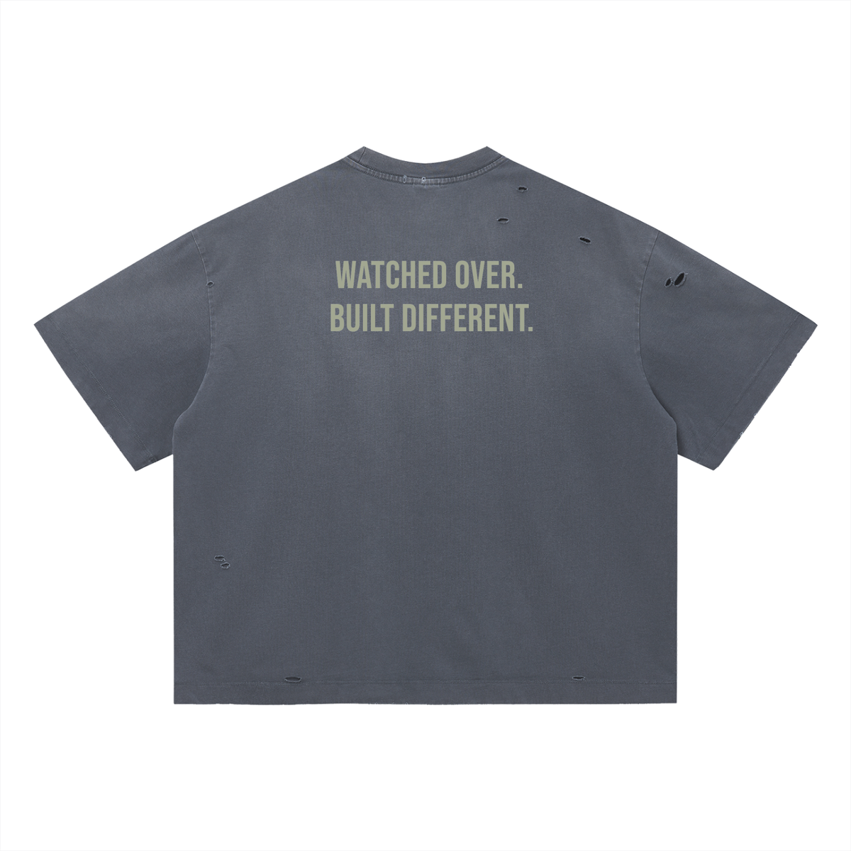 Vintage Washed Distressed Boxy Oversized T-Shirt
