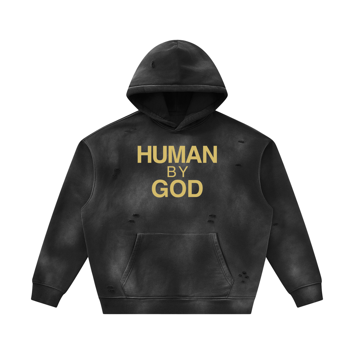 NOTHING HIDDEN. EVERYTHING HELD. - Gold Hoodie