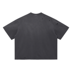 Human By God - Vintage Washed Distressed Boxy Oversized T-Shirt