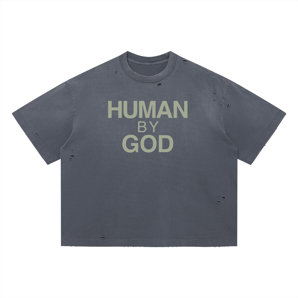 Vintage Washed Distressed Boxy Oversized T-Shirt
