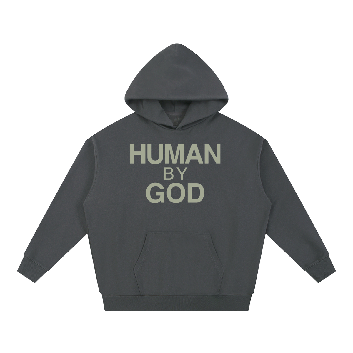 Human By God - Light Olive Hoodie