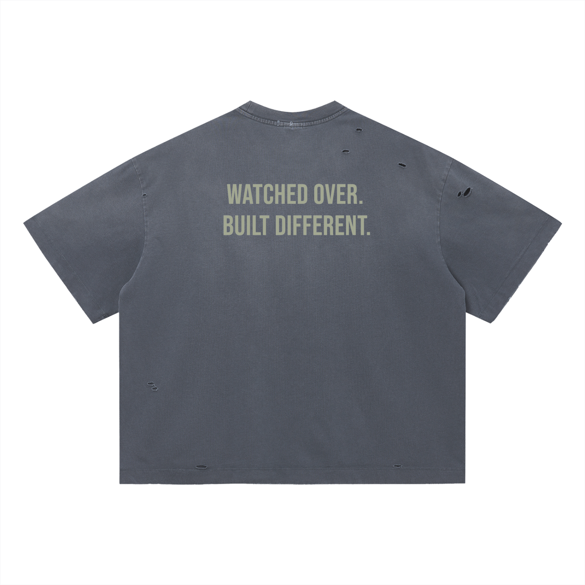 Vintage Washed Distressed Boxy Oversized T-Shirt