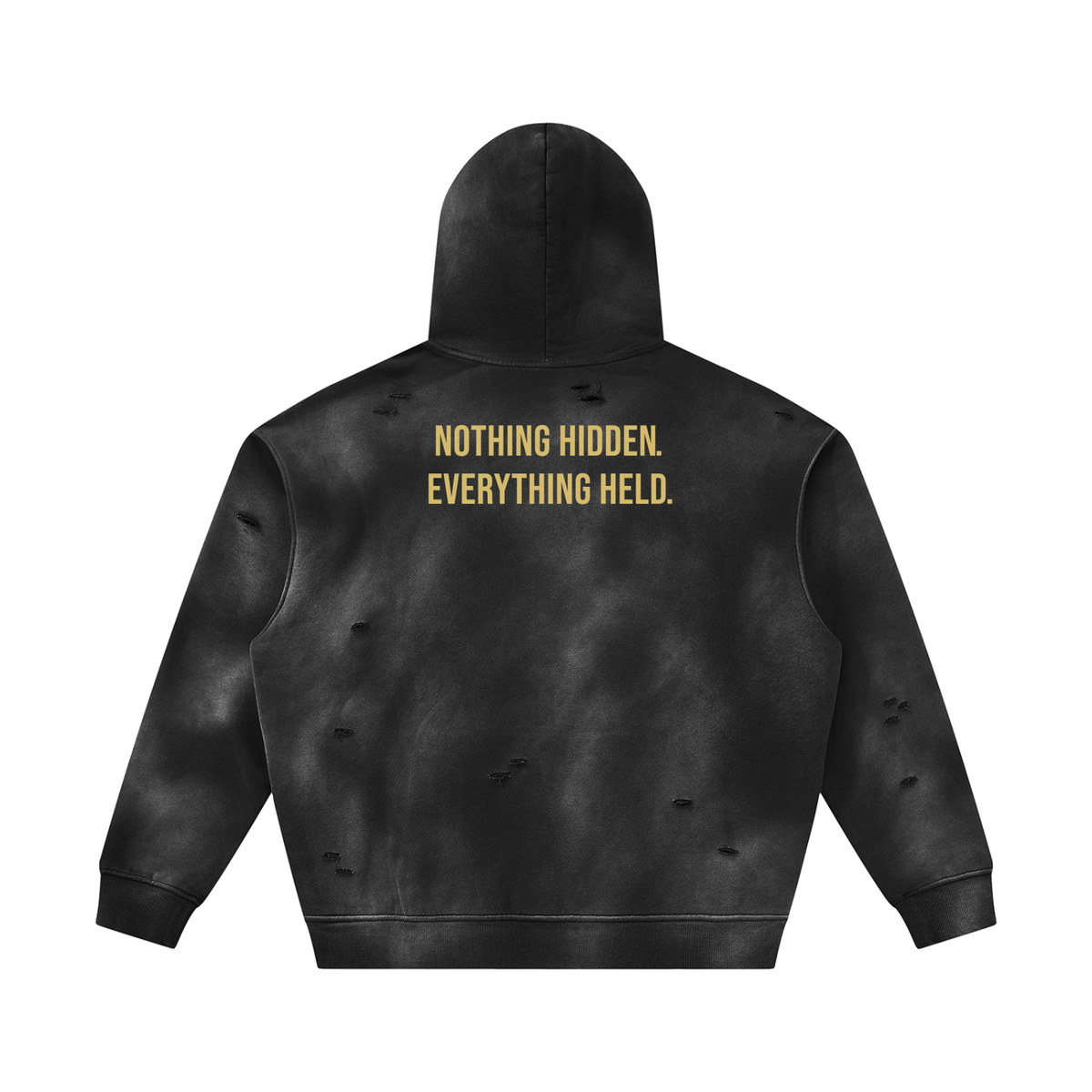 NOTHING HIDDEN. EVERYTHING HELD. - Butter Hoodie