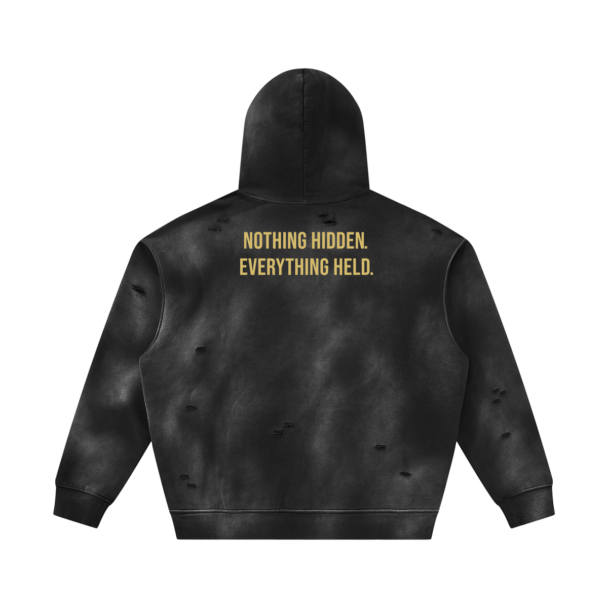 NOTHING HIDDEN. EVERYTHING HELD. - Butter Hoodie