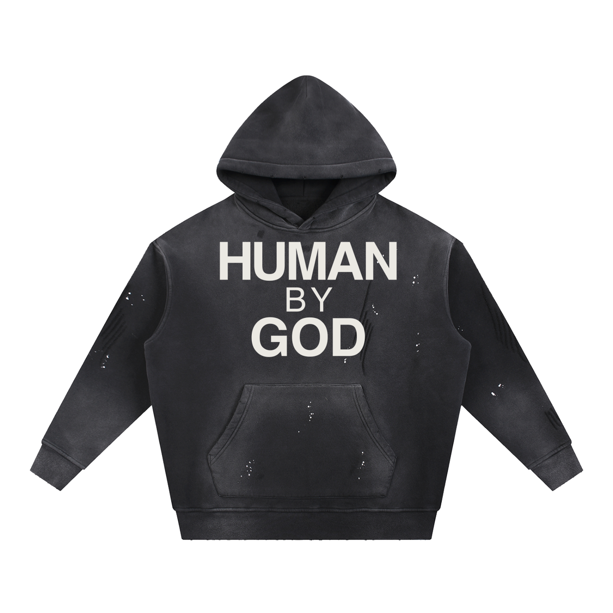 Human By God - White Hoodie