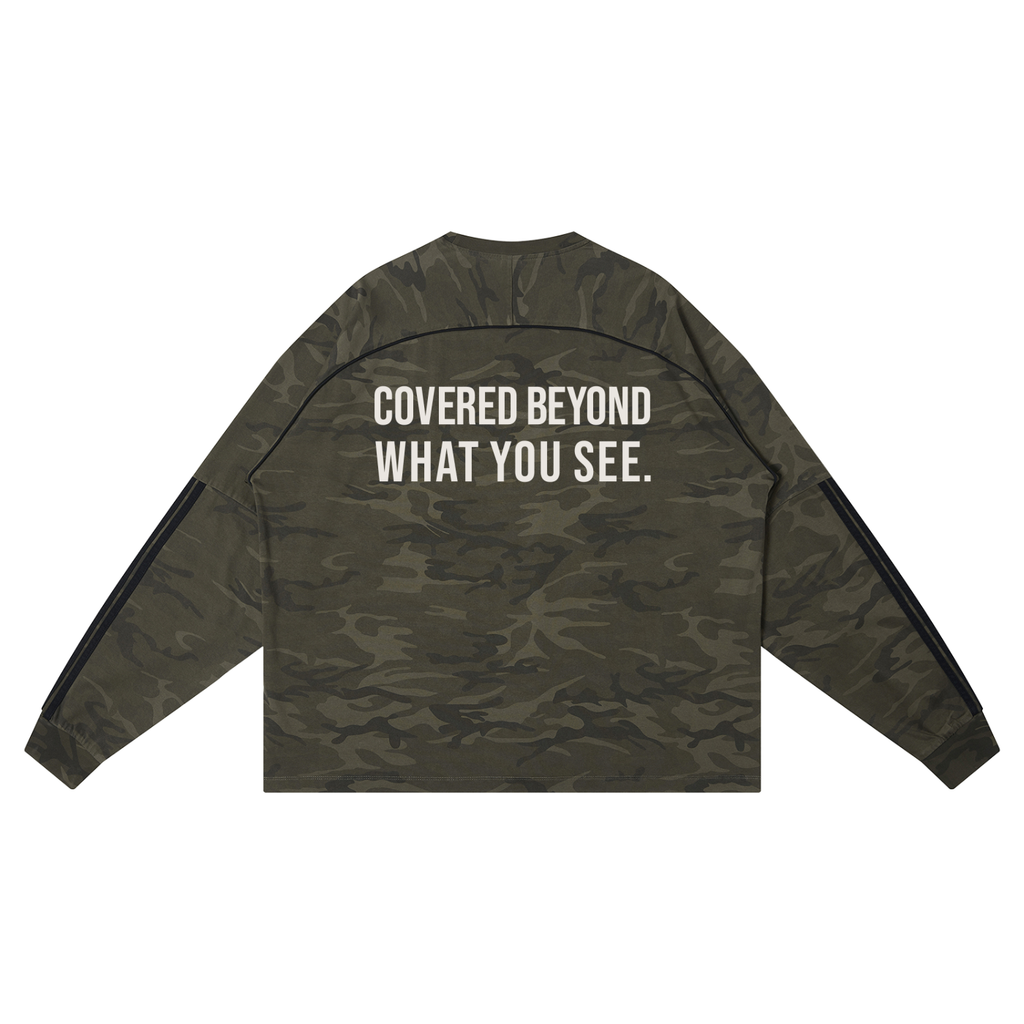 Unisex Camo Loose Long Sleeve T-Shirt