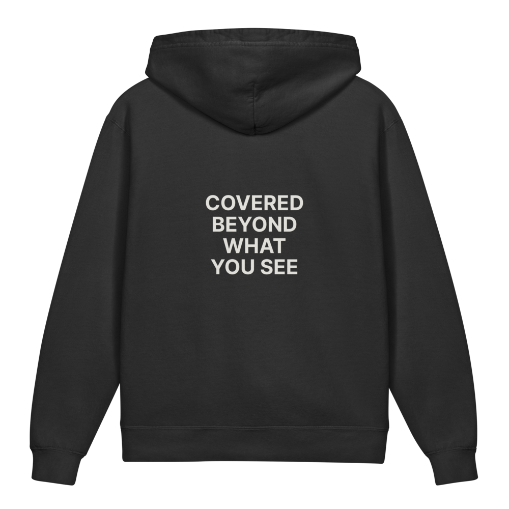 Covered Beyond What You See — Older Kids Faith Hoodie