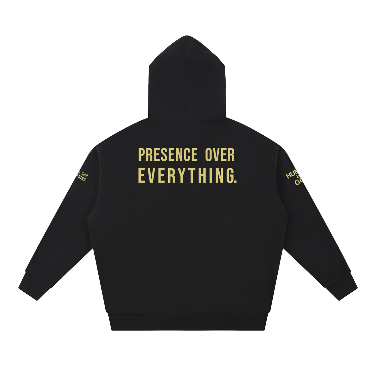 PRESENCE OVER EVERYTHING – Butter Oversized Hoodie
