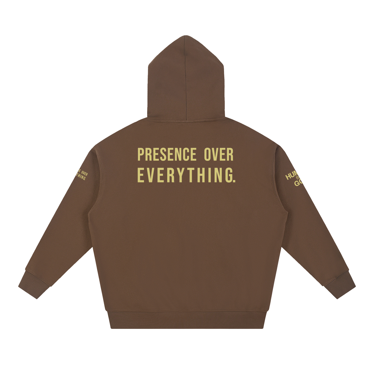 PRESENCE OVER EVERYTHING – Butter Oversized Hoodie