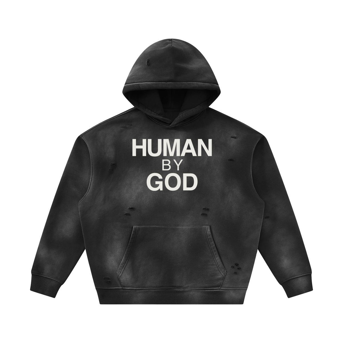 NOTHING HIDDEN. EVERYTHING HELD. - White Hoodie