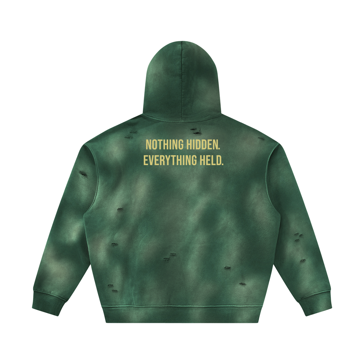 NOTHING HIDDEN. EVERYTHING HELD. - Butter Hoodie