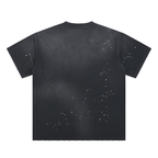Human By God - Hand-Frayed Sunfade Paint Splatter T-Shirt