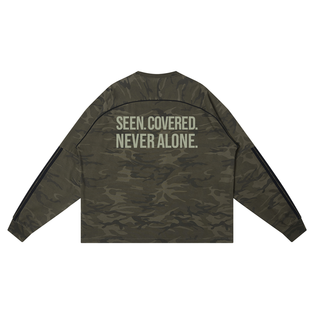 Unisex Camo Loose Long Sleeve T-Shirt