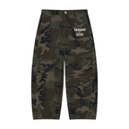 Men’s Camo Barrel Leg Cargo Pants