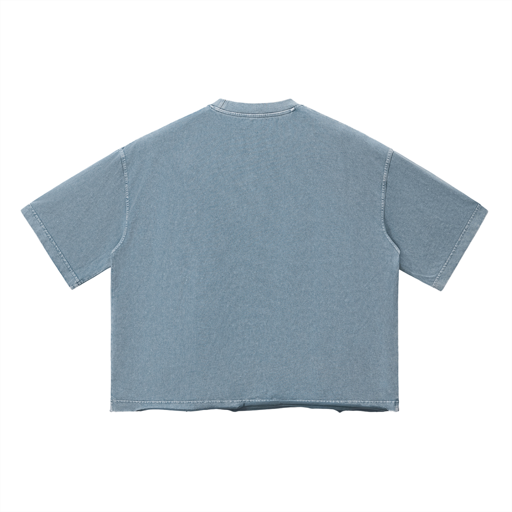 Human By God - Unisex Vintage Wash Boxy T-Shirt