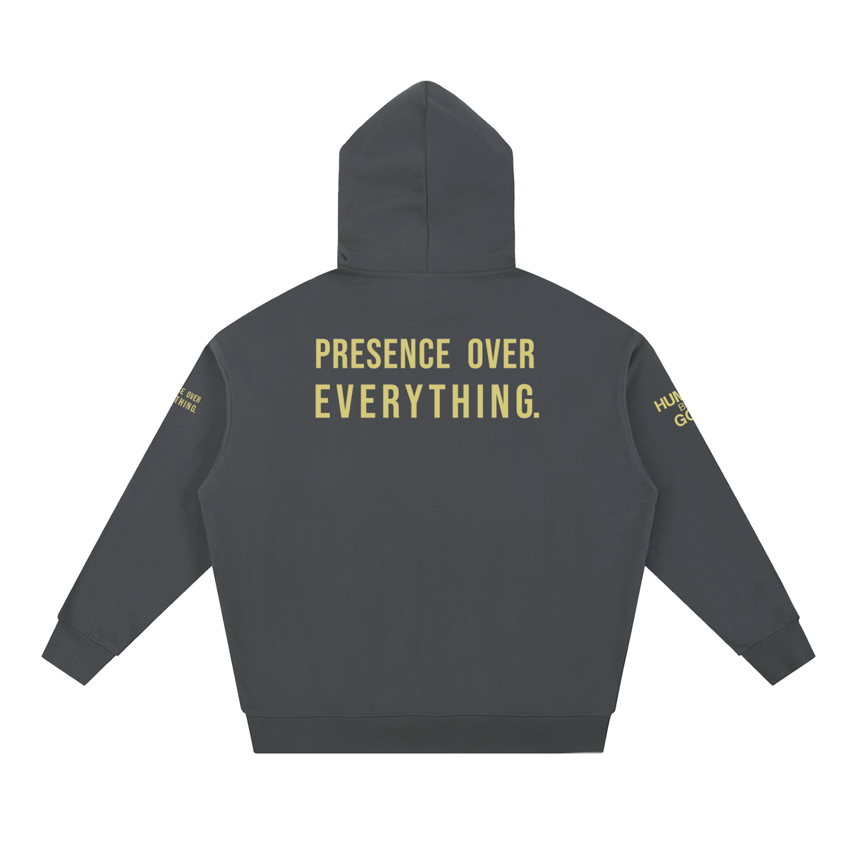 PRESENCE OVER EVERYTHING – Butter Oversized Hoodie