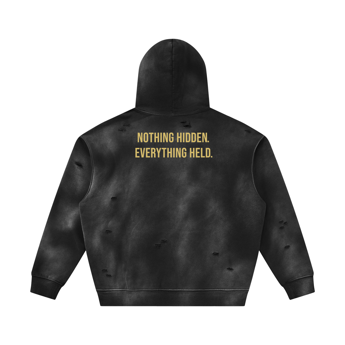 NOTHING HIDDEN. EVERYTHING HELD. - Butter Hoodie