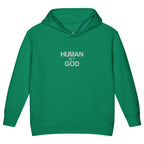 Every Move Seen — Kids Faith Hoodie - Kelly front